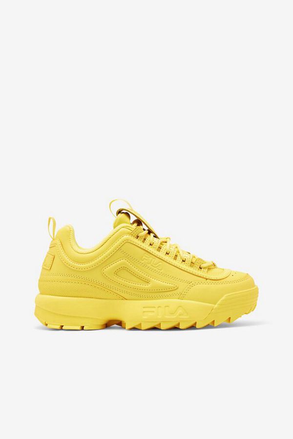Fila Trainers Shoe Malaysia - Fila Disruptor 2 Premium Chunky For Women Gold / Gold / Gold,OSYF-3427